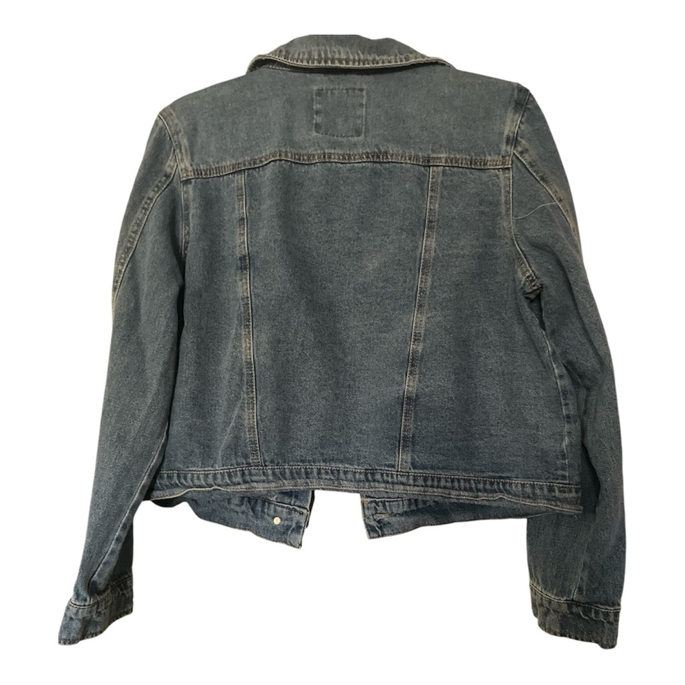 Jean Crop Jacket size Large - Picture 2 of 4